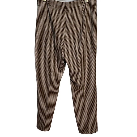 Talbots Houndstooth Womens Pants Size 14P Black & Beige Heritage Collection - Picture 9 of 13
